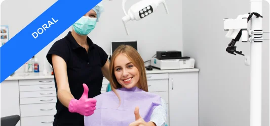 Dental assistant at the Doral clinic